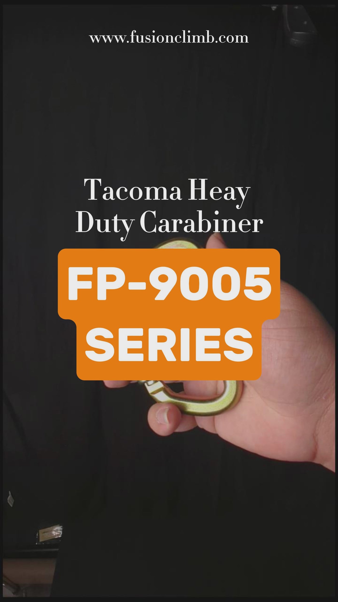 Tacoma Steel 50KN Auto Lock Carabiner