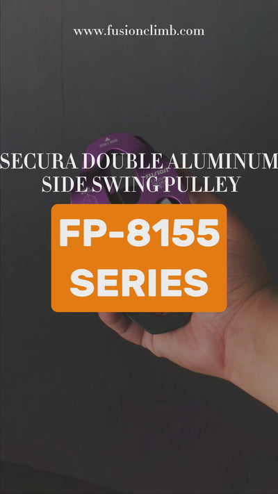 Secura Double Aluminum Side Swing Pulley Purple.