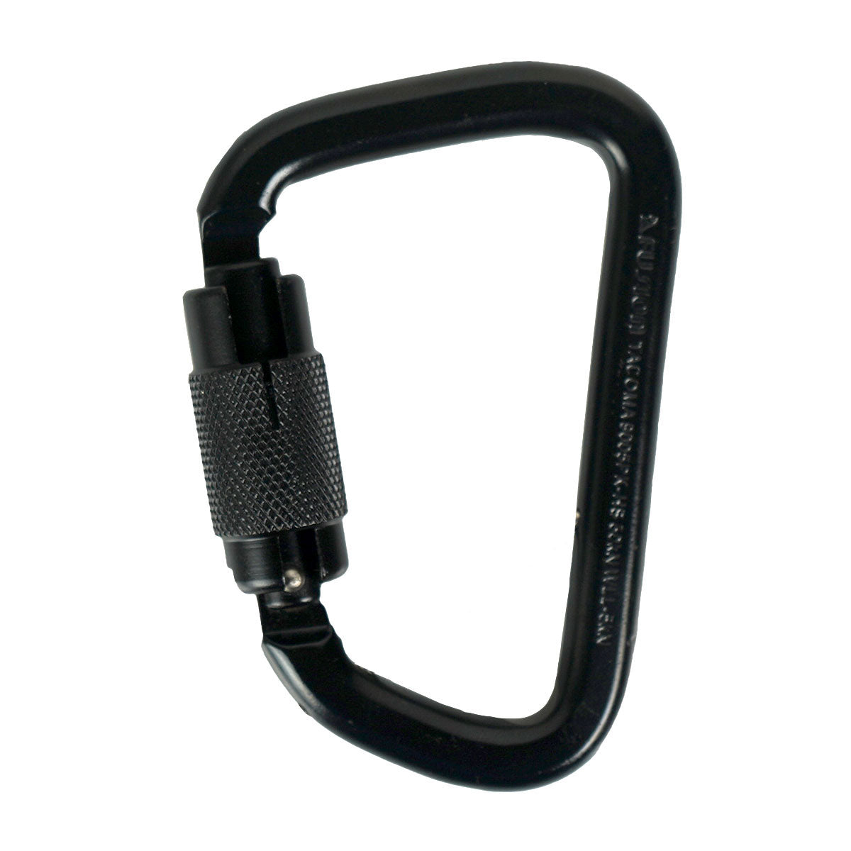 Tacoma Steel 60KN Auto Lock Carabiner – Heavy Duty Oval-D Clip for Rigging & Rescue