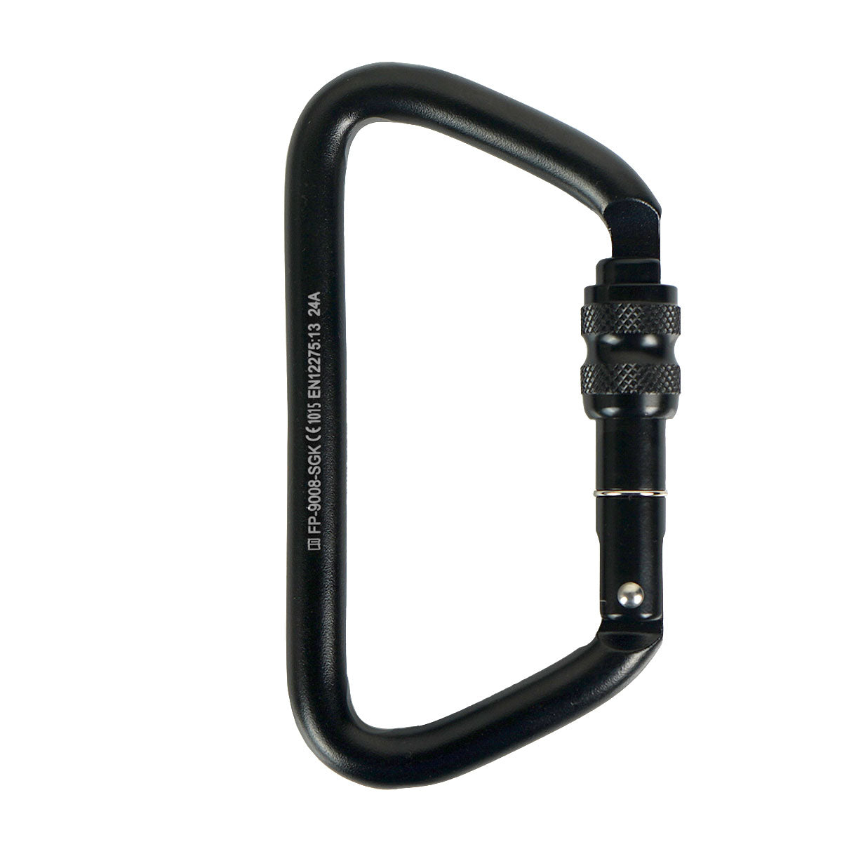 Tahoe XL Steel - Screw Lock Carabiner - Black