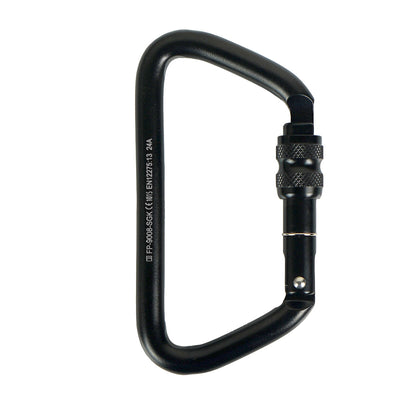 Tahoe XL Steel - Screw Lock Carabiner - Black