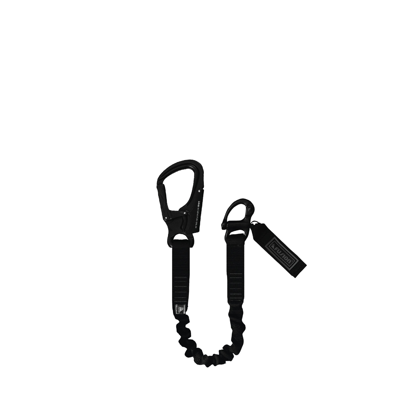tactical retention lanyard with Velcro safety shackle and industrial nylon webbing
