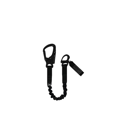 tactical retention lanyard with Velcro safety shackle and industrial nylon webbing