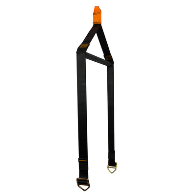 black spreader bar for rescue and zipline