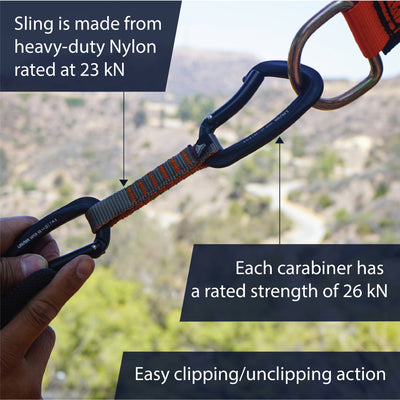 Quickdraw Set – Lightweight and Perfect for most Climbing Applications 