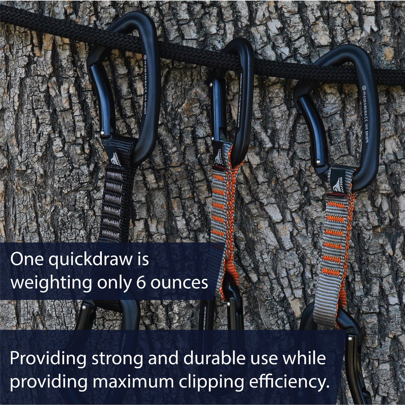 Quickdraw Set – Lightweight and Perfect for most Climbing Applications 