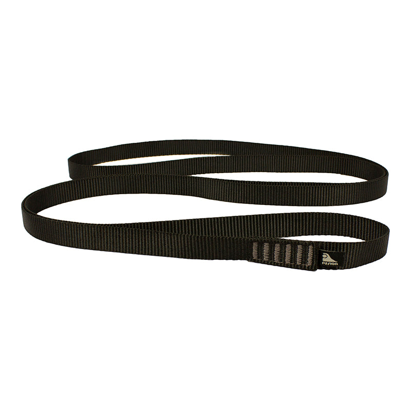 Stitched Nylon Climbing Sling Runner - Black