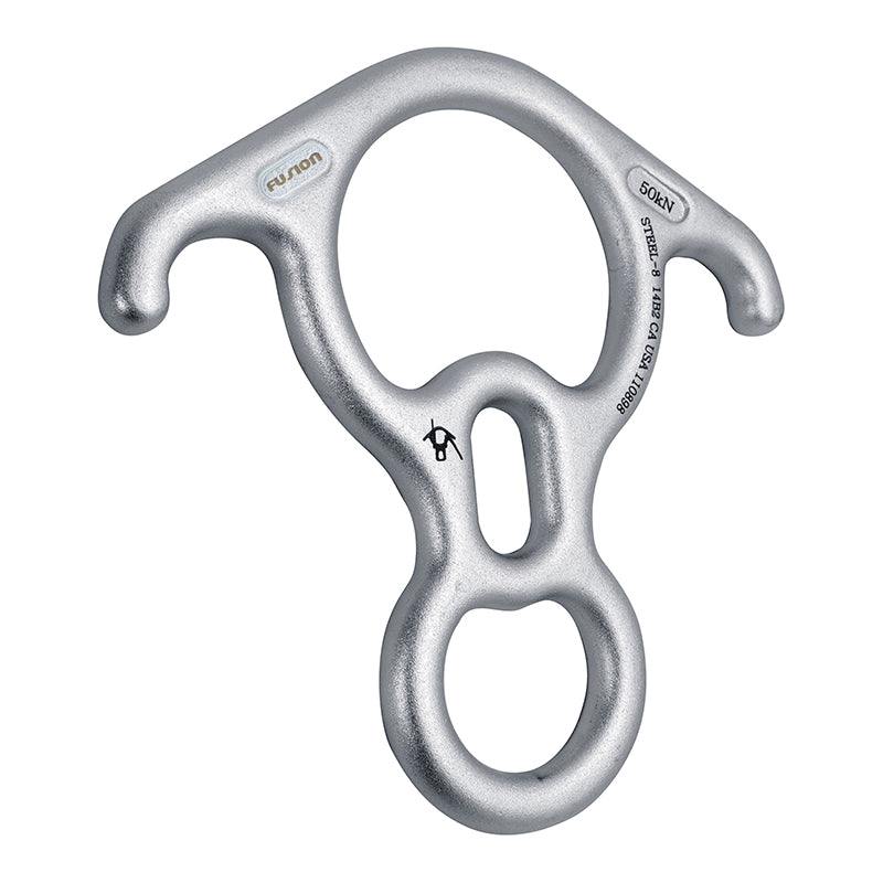 Rescue Figure 8 Descender – Kura Descender with Ears and Belay Slots  