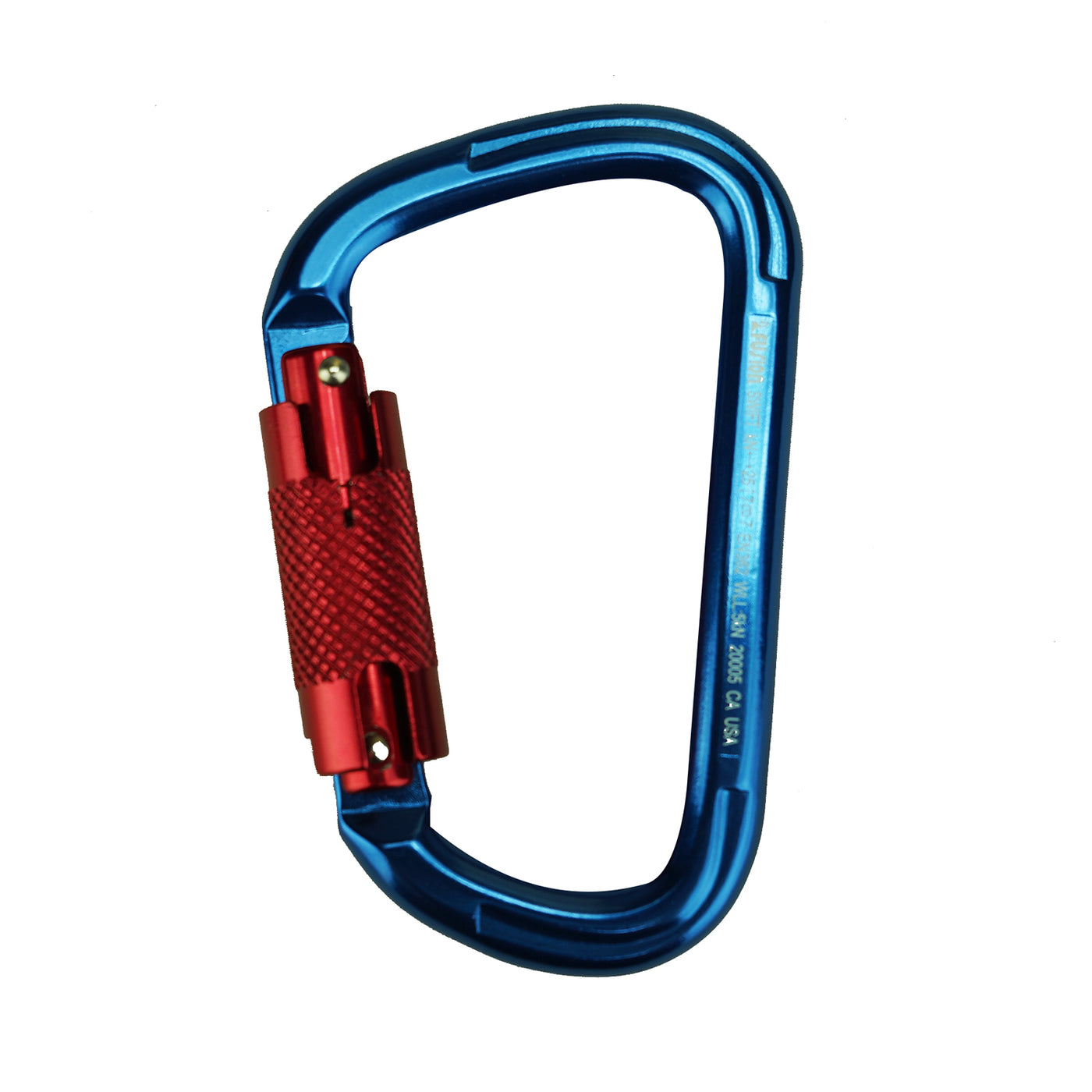 Swift Auto Lock Modified D Shape Carabiner - Blue & Red