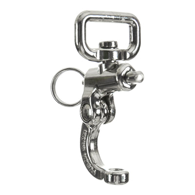 open silver quick Release Swivel High Strength Snap Shackle