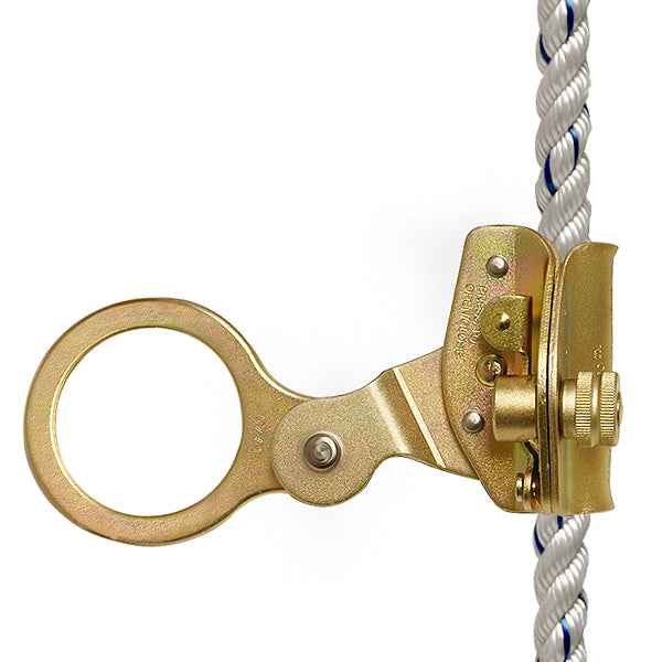 Terra Max Steel Auto Lock Rope Grab - Gold | Fusion Climb