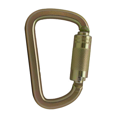Tacoma Steel 50KN - Auto Lock Carabiner - Gold