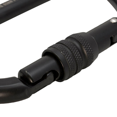 Tahoe XL Steel - Screw Lock Carabiner - Black
