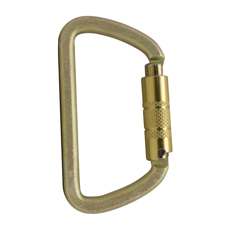 Tahoe Triple Lock XL Steel Carabiner GLD