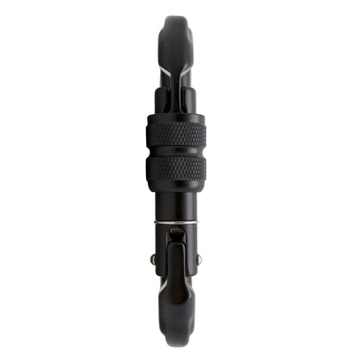 Supreme II D-Shaped - Screw Lock Carabiner - Black