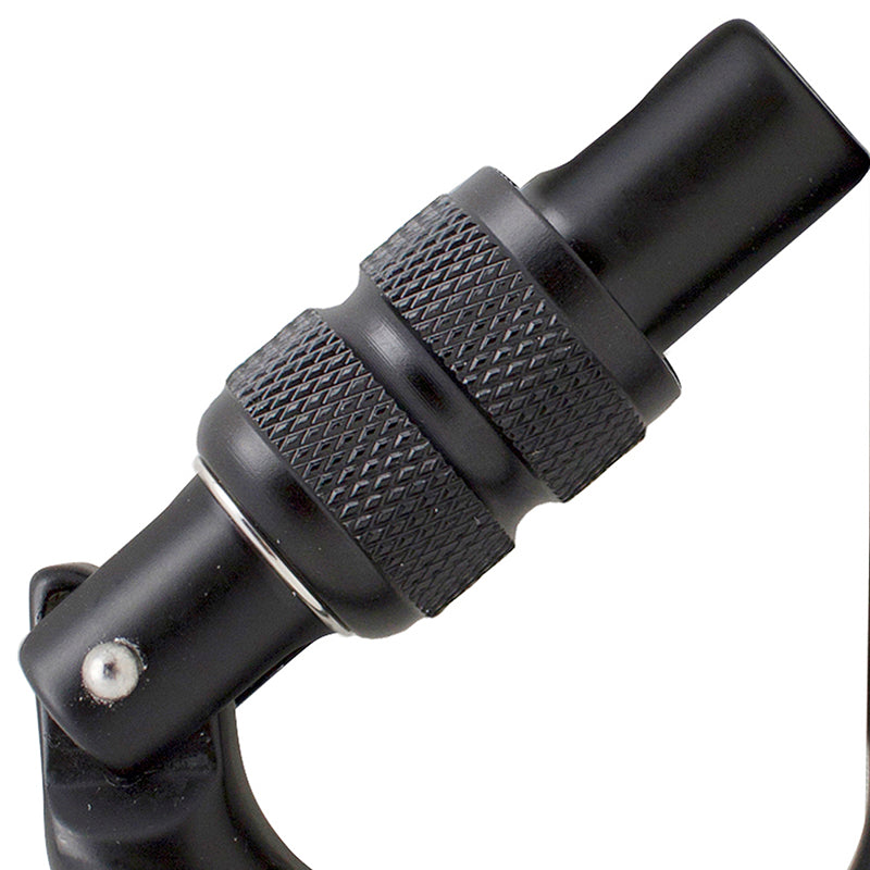 Supreme II D-Shaped - Screw Lock Carabiner - Black