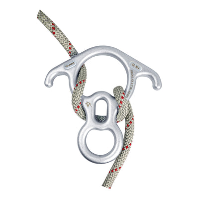 Kura Steel Rescue 8 Descender - Silver