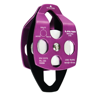  Purple Secura Aluminum Side Double Pulley Swing