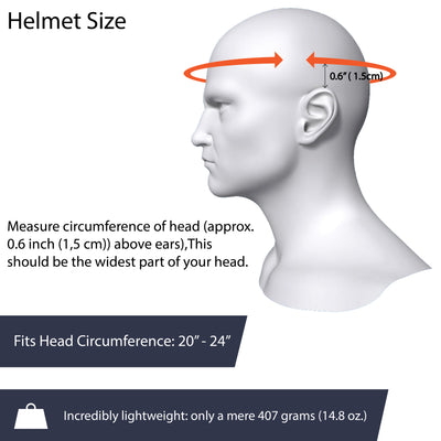 Rock Climbing Helmet – MEKA Helmet with EVA Foam Soft Lining – White