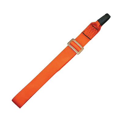 24" Nylon Zipline Adjustable Lanyard - Orange