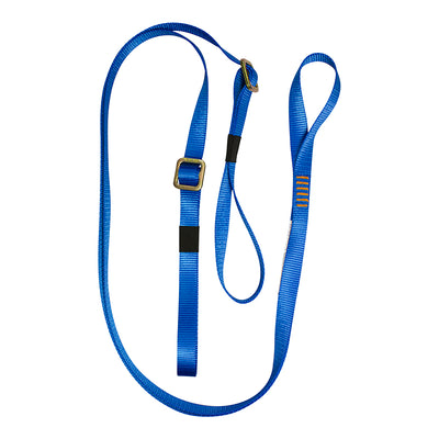 aY-Leg Hitch Loop Adjustable Safety Lanyard - Blue