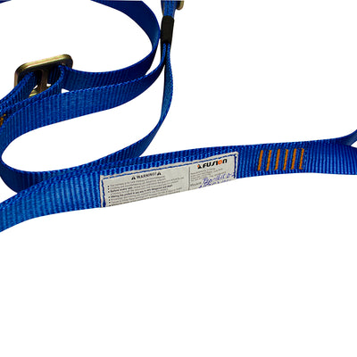 Y Legged Safety Adjustable lanyards with Hitched loop – Blue