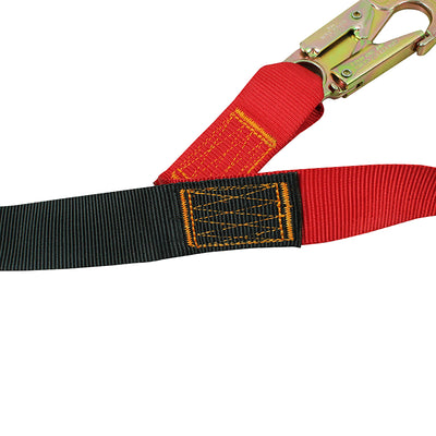 Y-Legged Adjustable Lanyard W/ Snap Hooks - Orange