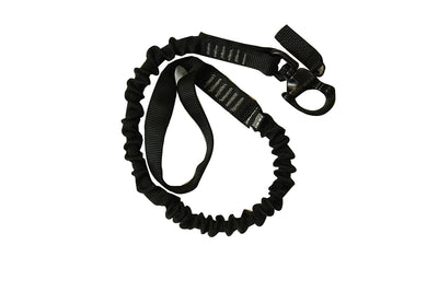 Retention Lanyard – 1” Helo Lanyard BLK Elastic Bungee Webbing 