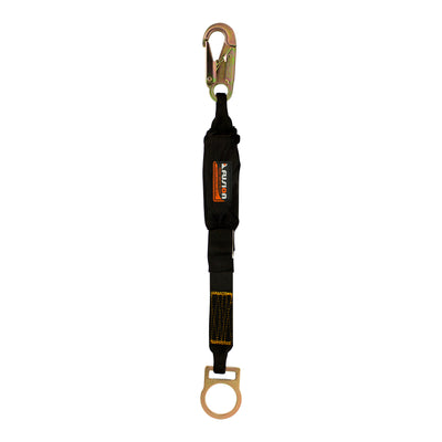 steel snap hook with delta ring lanyard safety combo