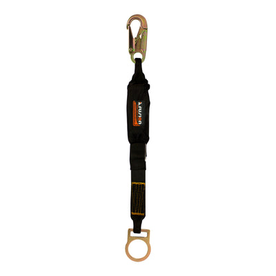 steel snap hook with delta ring lanyard safety combo