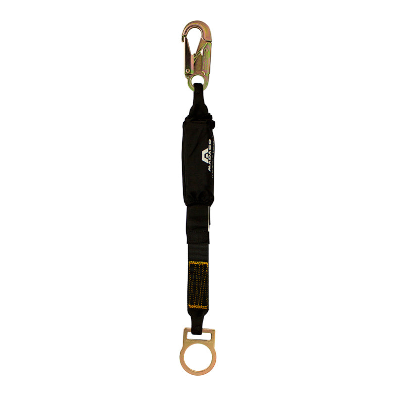 STEEL SNAP HOOK D-RING COMBO SAFETY LANYARD - Fusion Climb