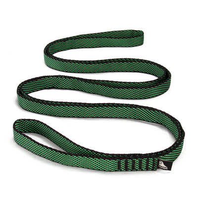 Stitched Nylon Runner Climbing Sling Loops - Green
