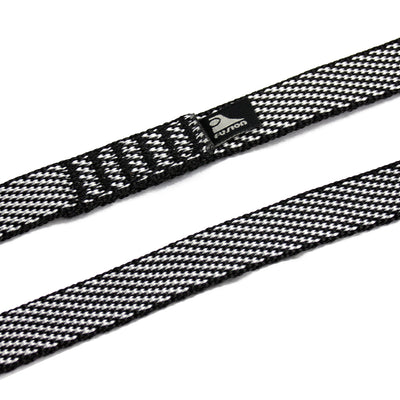 Stitched Nylon Climbing Sling Runner - Grey & Black