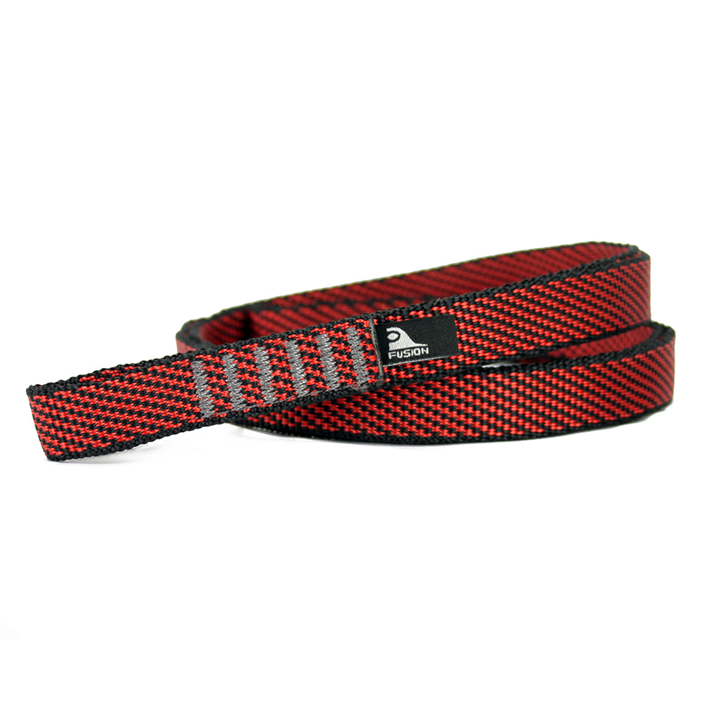 Stitched Nylon Climbing Sling Runner - Red