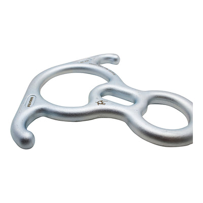 Kura Steel Rescue 8 Descender - Silver