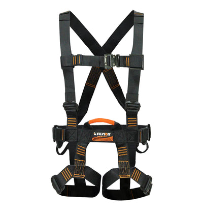 black Streak Racer Leap of Faith Style Full Body Harness