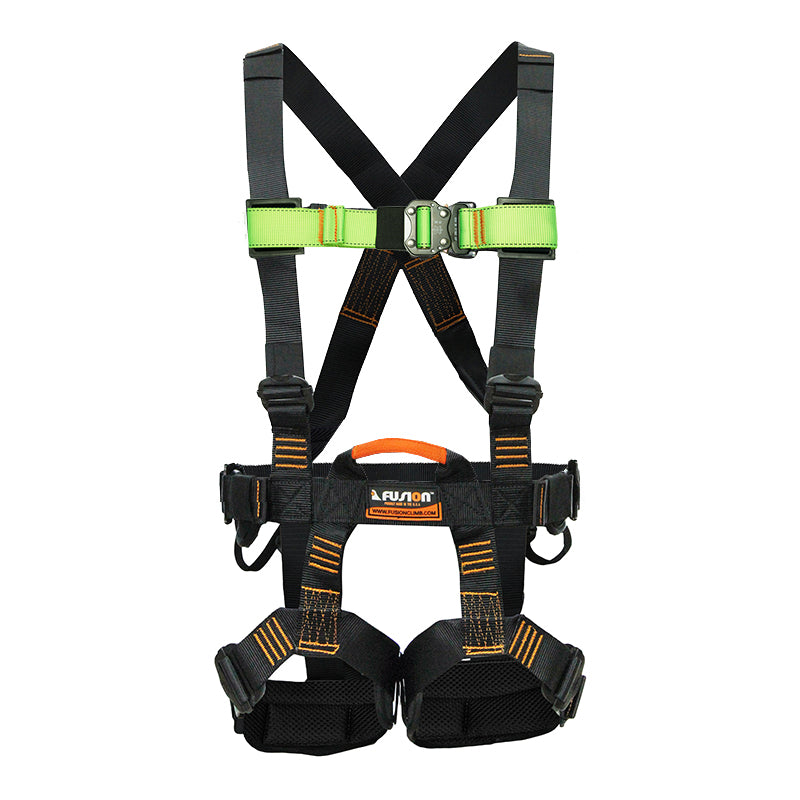 Streak Racer- Leap of Faith Style Full Body Harness - Yellow